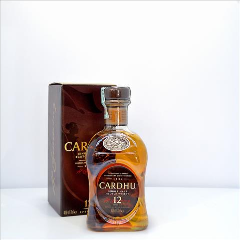 WHISKY CARDHU SCOTCH 12 Y  ASTUC. CL 70